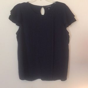 The limited flutter sleeve blouse